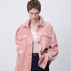 Zara Oversized Corduroy Jacket size M